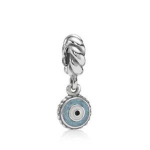Pandora Retired Evil Eye Dangle Charm